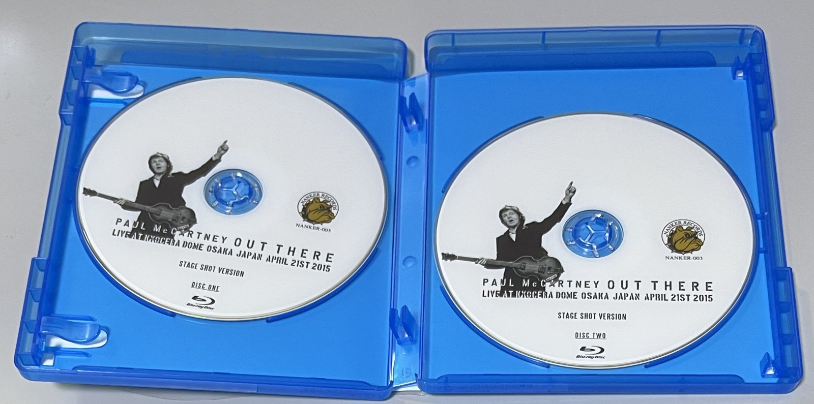 PAUL McCARTNEY / OUT THERE KYOCERA DOME OSAKA: STAGE SHOT VERSION (2BD-R) NANKER RECORD / NANKE-003