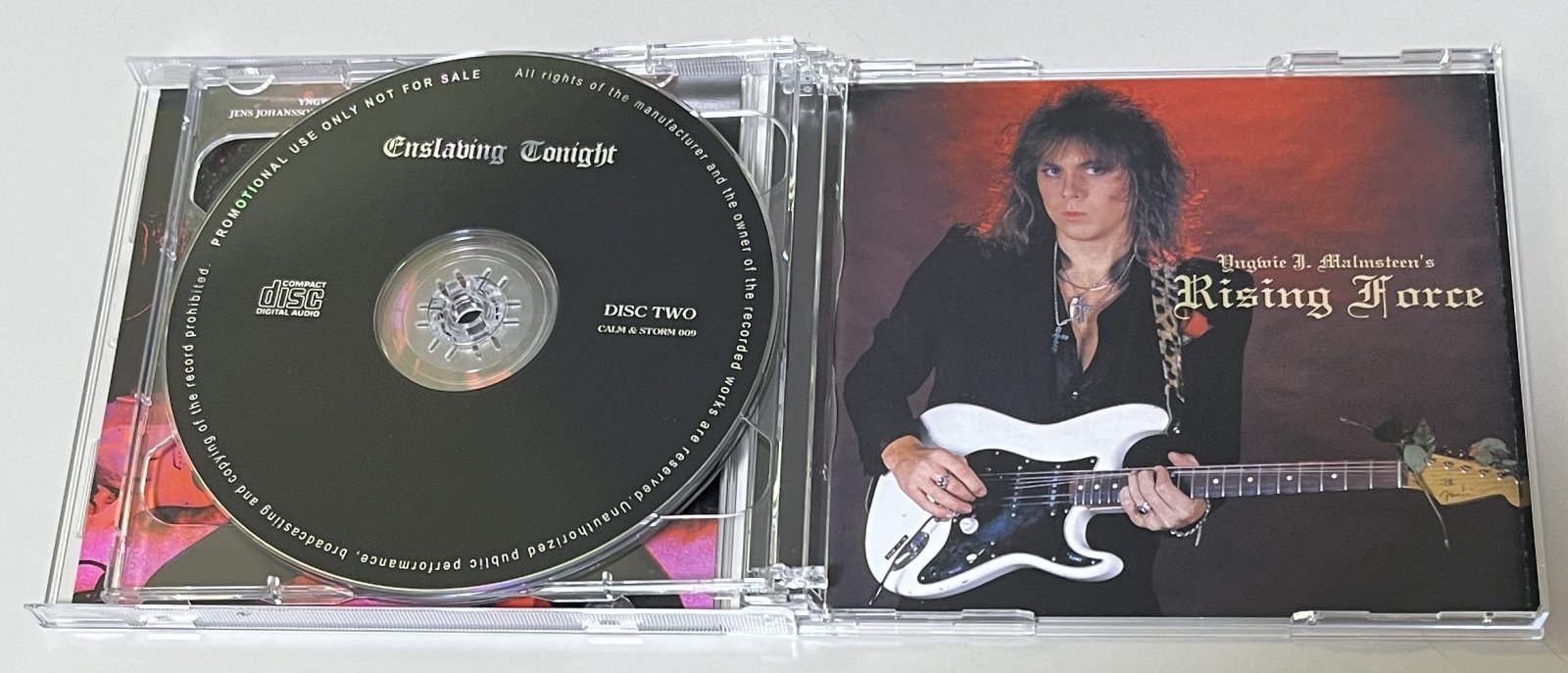 YNGWIE MALMSTEEN'S RISING FORCE / ENSLAVING TONIGHT (2CD) CALM & STORM 009