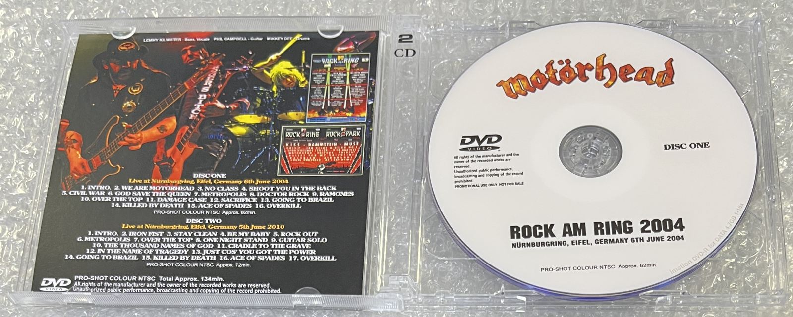 MOTORHEAD / ROCK AM RING 2004 & 2010 (2DVD-R) GIFT TITTLE