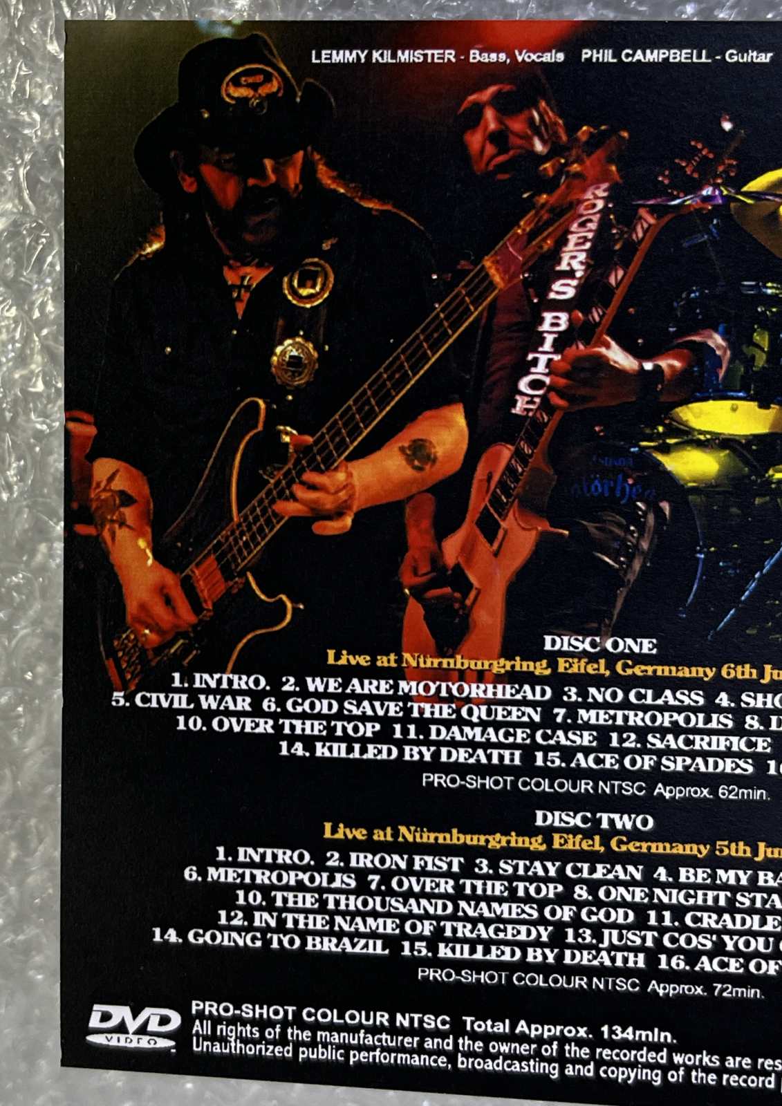 MOTORHEAD / ROCK AM RING 2004 & 2010 (2DVD-R) GIFT TITTLE