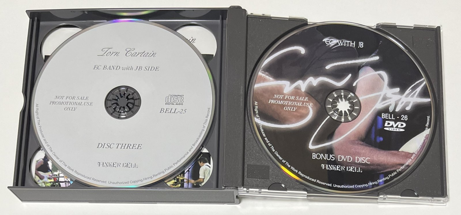 Jeff Beck & Eric Clapton 4CD+3DVD【新品未使用】 ERIC CLAPTON & JEFF BECK / IRON CURTAIN (3CD+1DVD) TINKER BELL