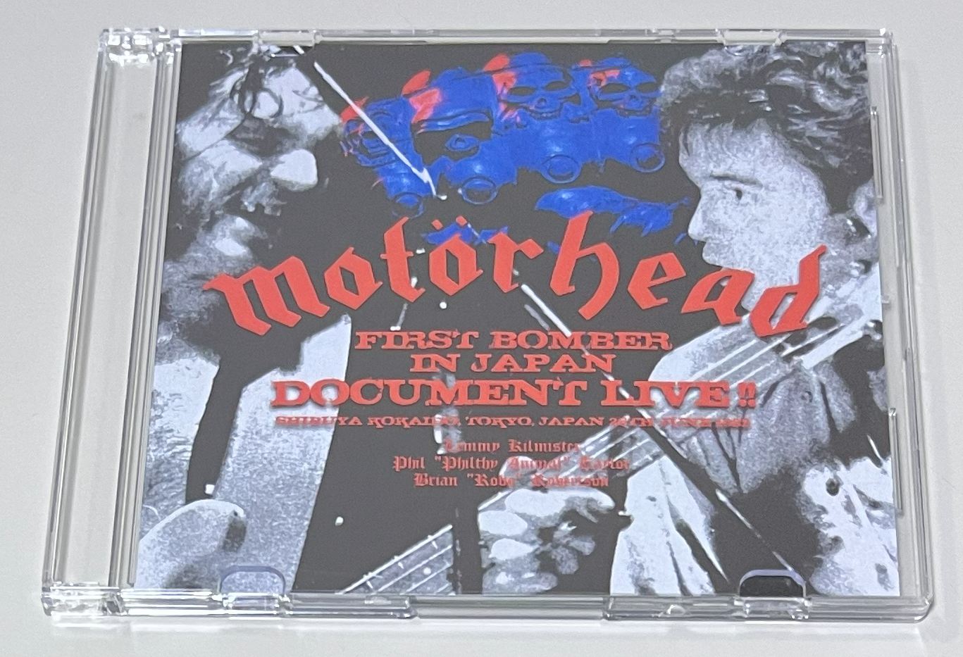 MOTORHEAD / FIRST BOMBER IN JAPAN: DOCUMENT LIVE!! (1CD-R) GIFT TITTLE