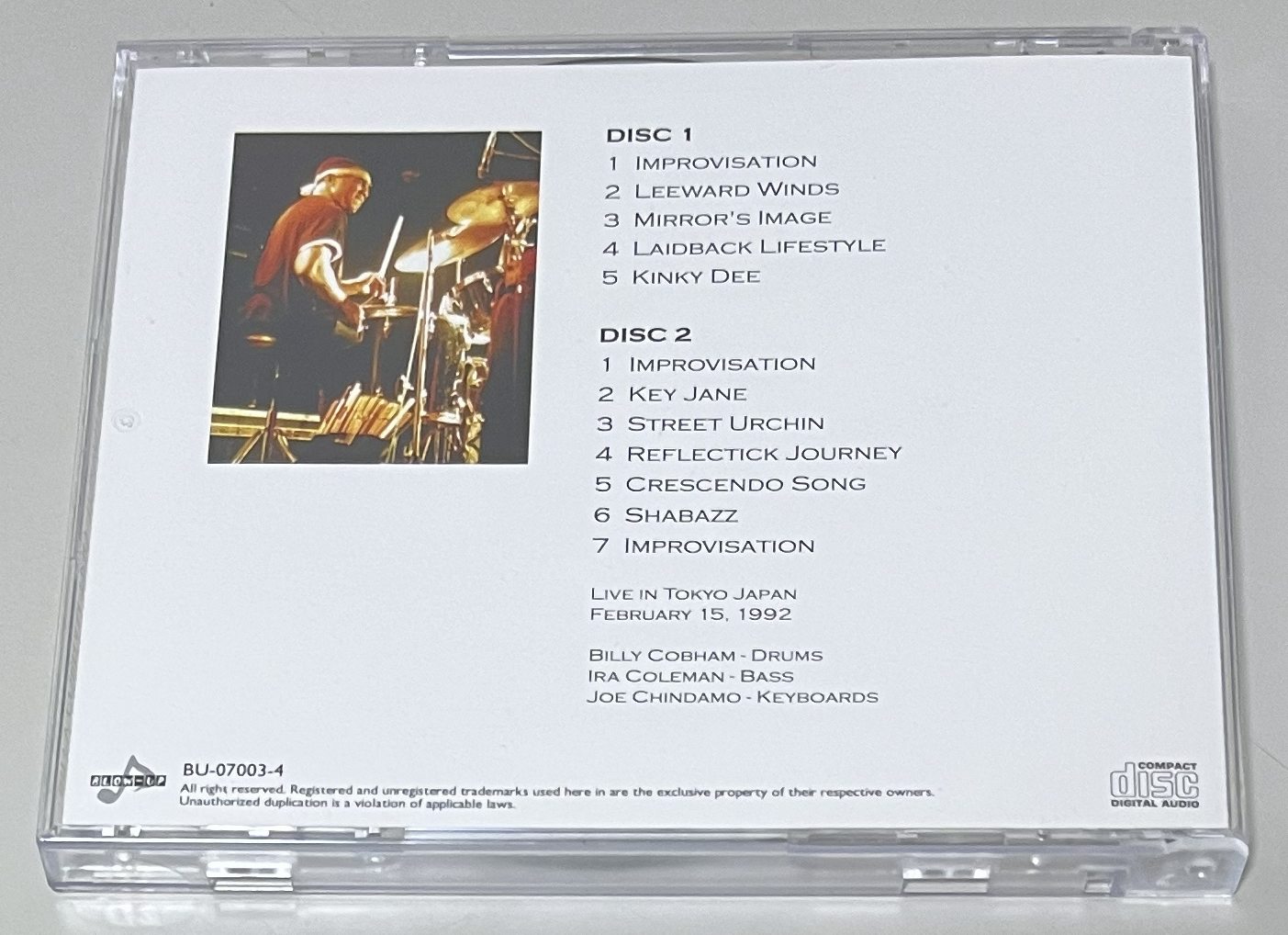BILLY COBHAM TRIO / TOKYO LIFESTYLE (2CD) BLOW UP / BU-07003-4