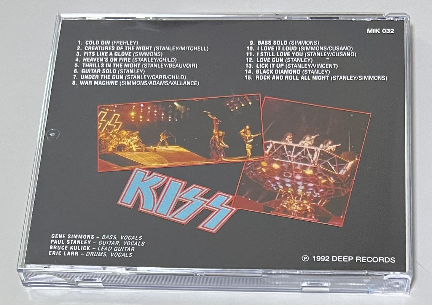 KISS / DETROIT 1984 (1CD) DEEP RECORDS / MIK 032