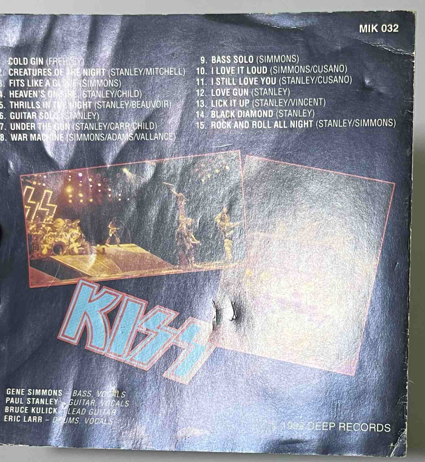KISS / DETROIT 1984 (1CD) DEEP RECORDS / MIK 032
