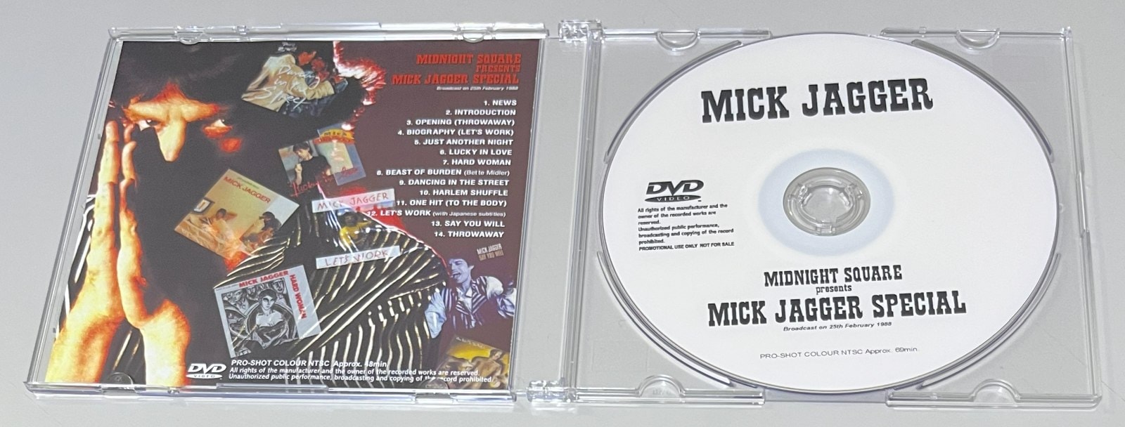 MICK JAGGER / MIDNIGHT SQUARE presents MICK JAGGER SPECIAL (1DVD-R