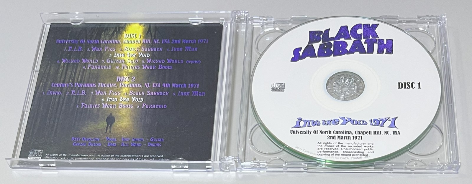 BLACK SABBATH / INTO THE VOID 1971 (2CD-R) GIFT TITTLE