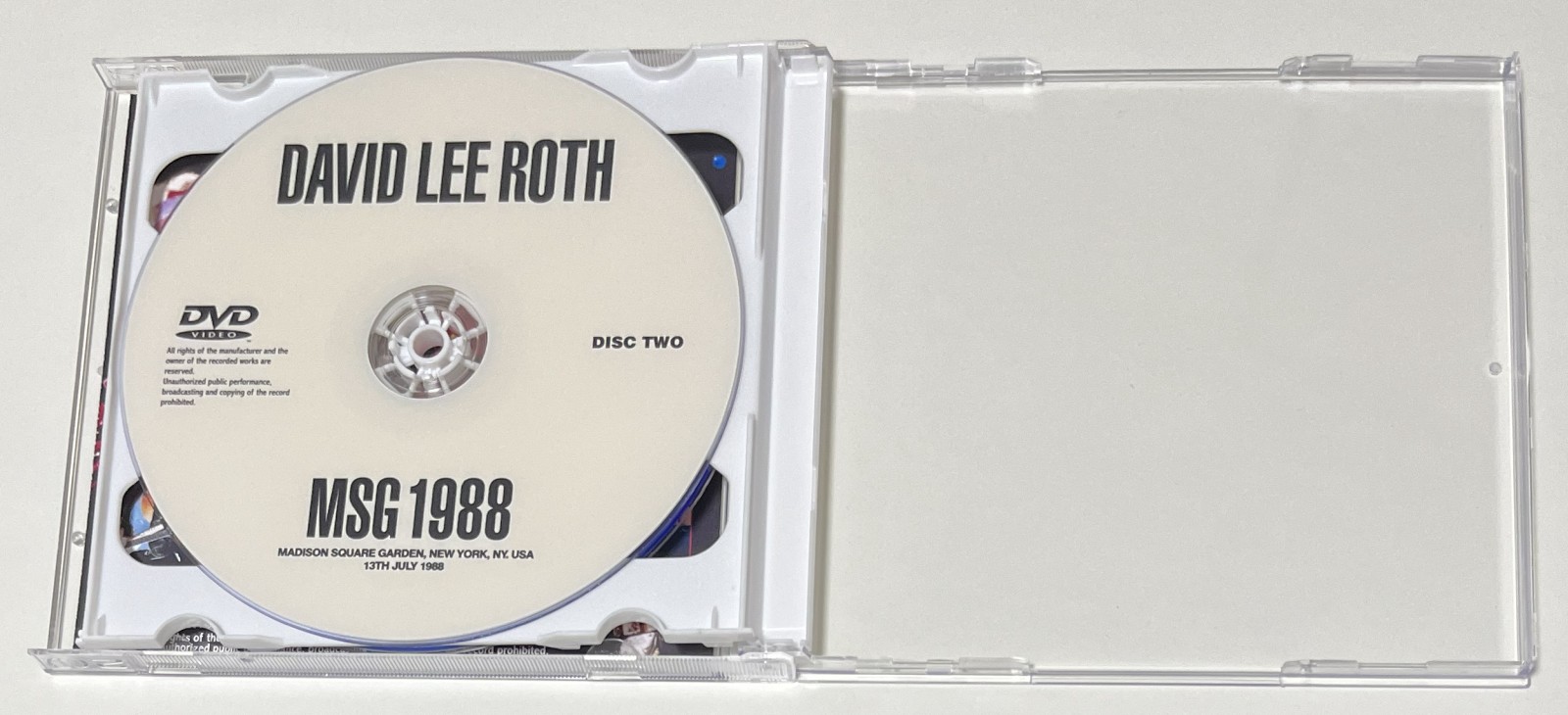 DAVID LEE ROTH / MSG 1988 (2DVD-R) GIFT TITTLE | すべての商品