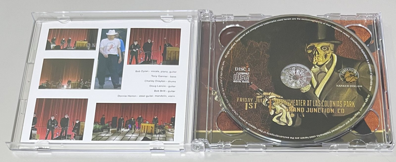 BOB DYLAN / GRAND JUNCTION 2022 (2CD) NANKER RECORDS / NANKER DOG-008