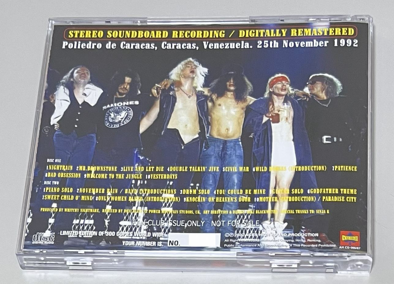 GUNS N' ROSES / CARACAS INVASION (2CD) ACES HIGH / AH CD 086/87