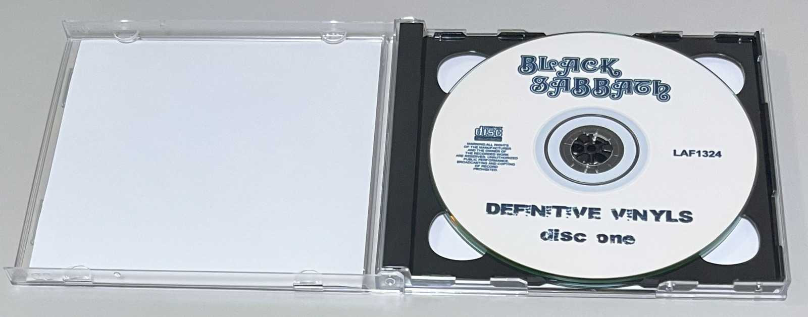 BLACK SABBATH / DEFINITIVE VINYLS (2CD-R) LOST AND FOUND / LAF1324/1325