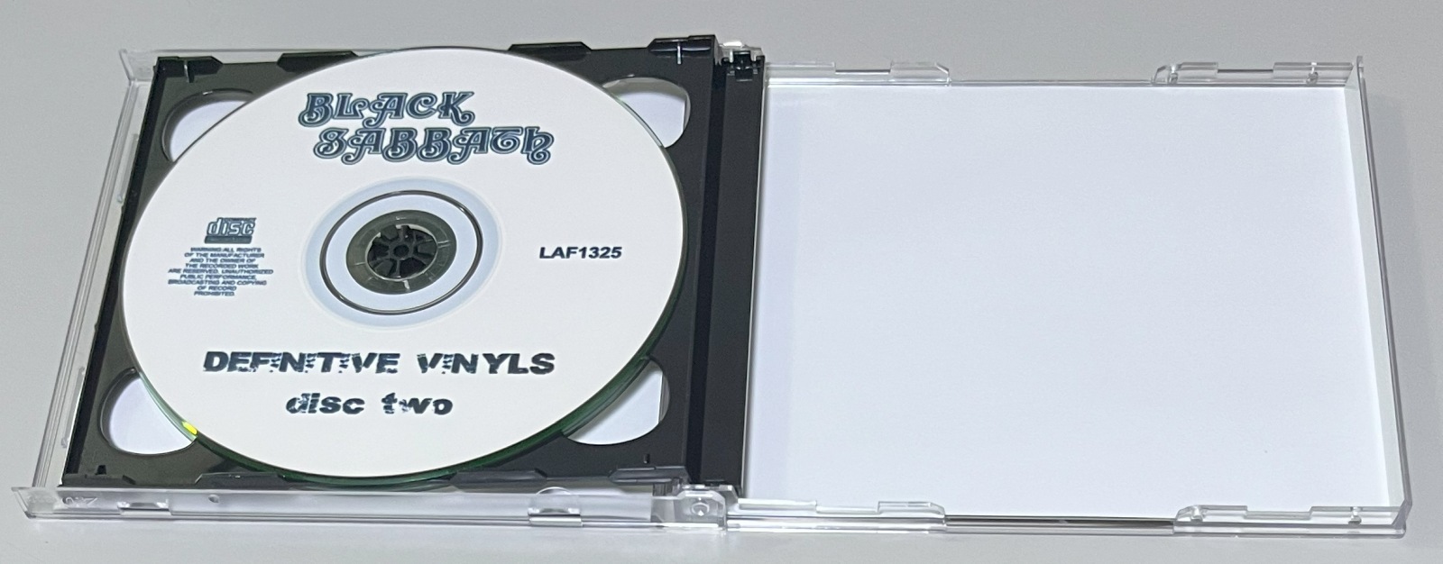 BLACK SABBATH / DEFINITIVE VINYLS (2CD-R) LOST AND FOUND / LAF1324/1325