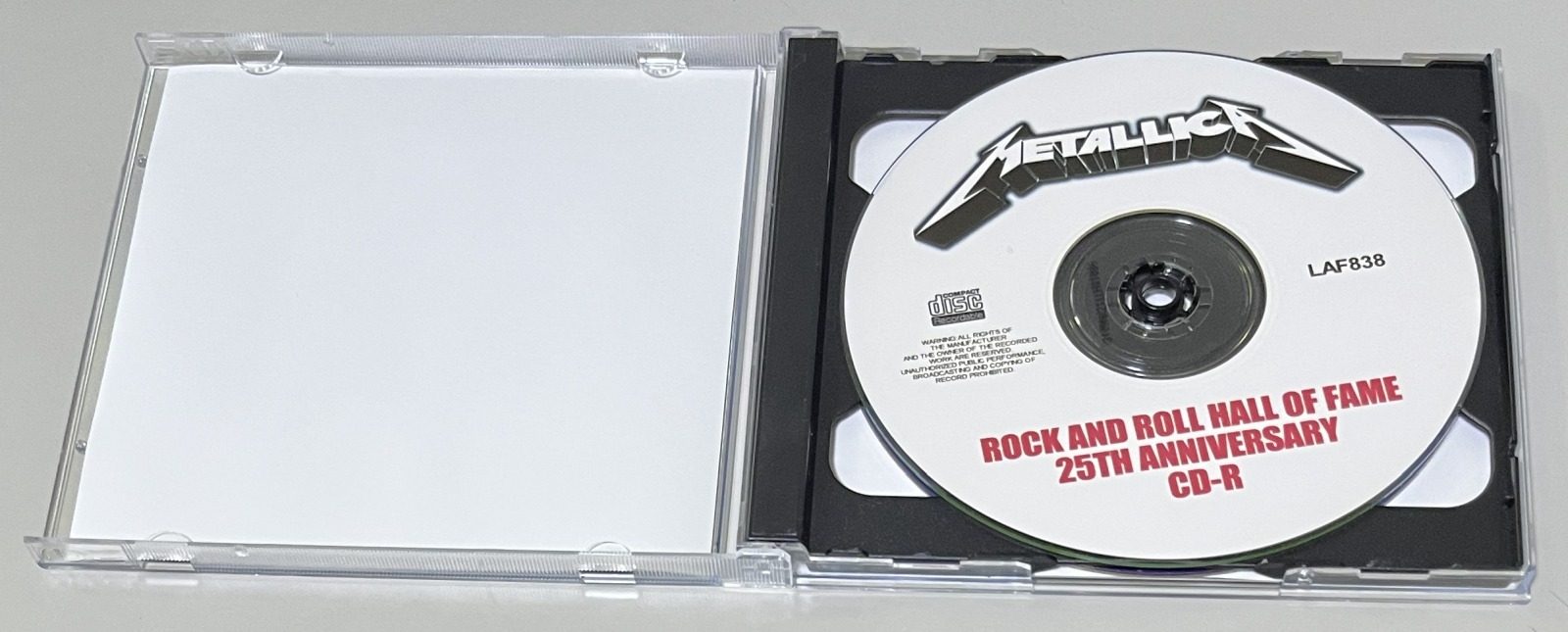 METALLICA / ROCK AND ROLL HALL OF FAME 25TH ANNIVERSARY (2CD-R) LOST AND FOUND / LAF838/839