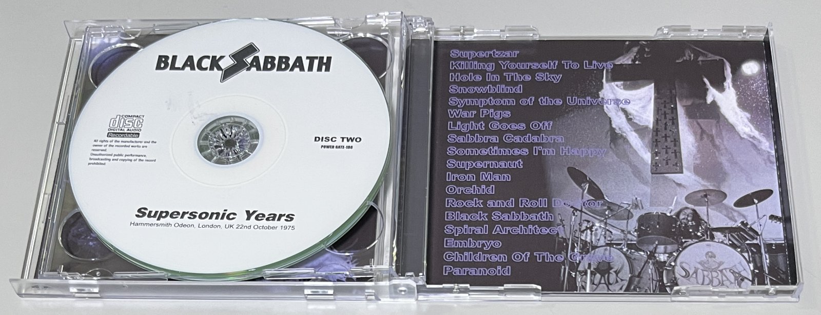 BLACK SABBATH / SUPERSONIC YEARS (2CD-R) POWERGATE-186