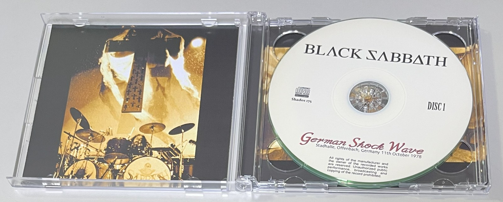 BLACK SABBATH / GERMAN SHOCK WAVE (2CD-R) SHADES 175