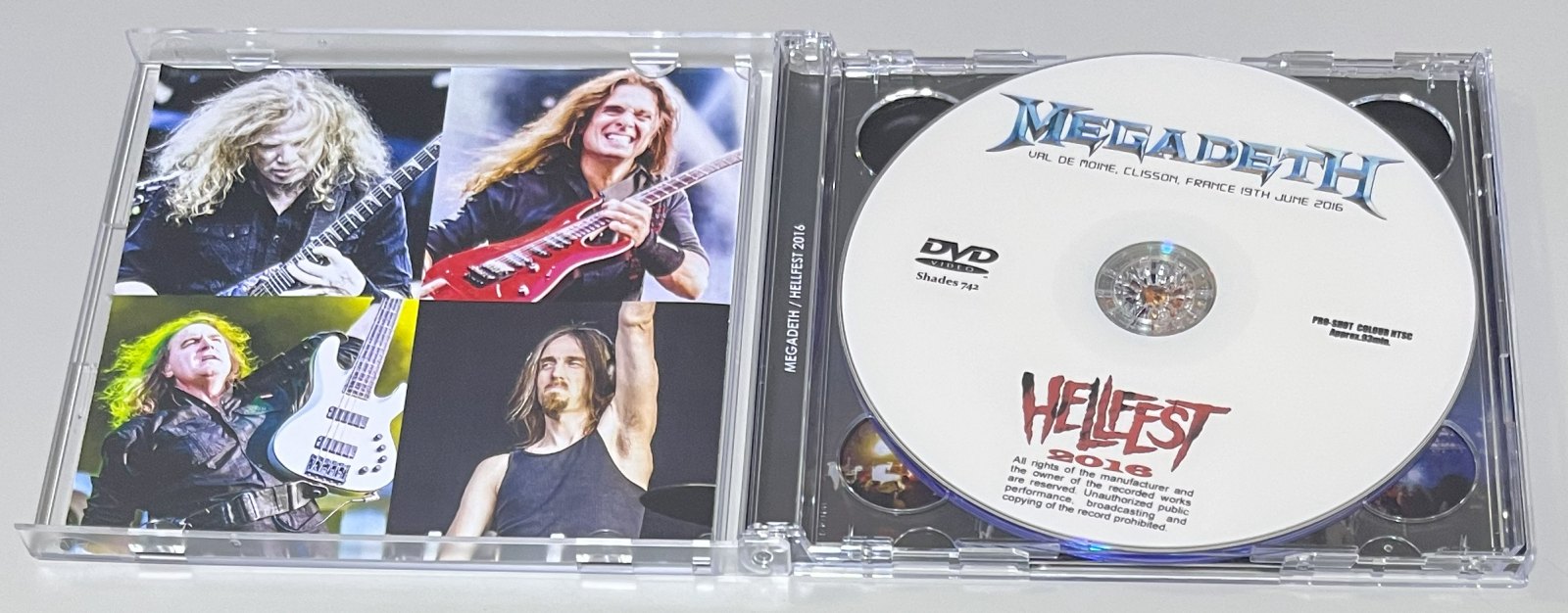 MEGADETH / HELLFEST 2016 (2DVD-R) SHADES 742