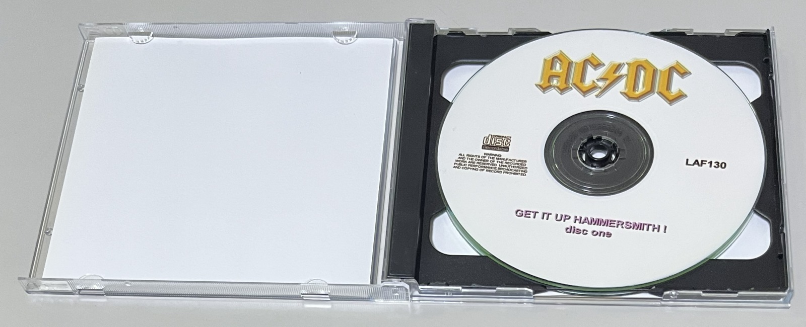 AC/DC / GET IT UP, HAMMERSMITH (2CD-R) LOST AND FOUND / LAF130/131