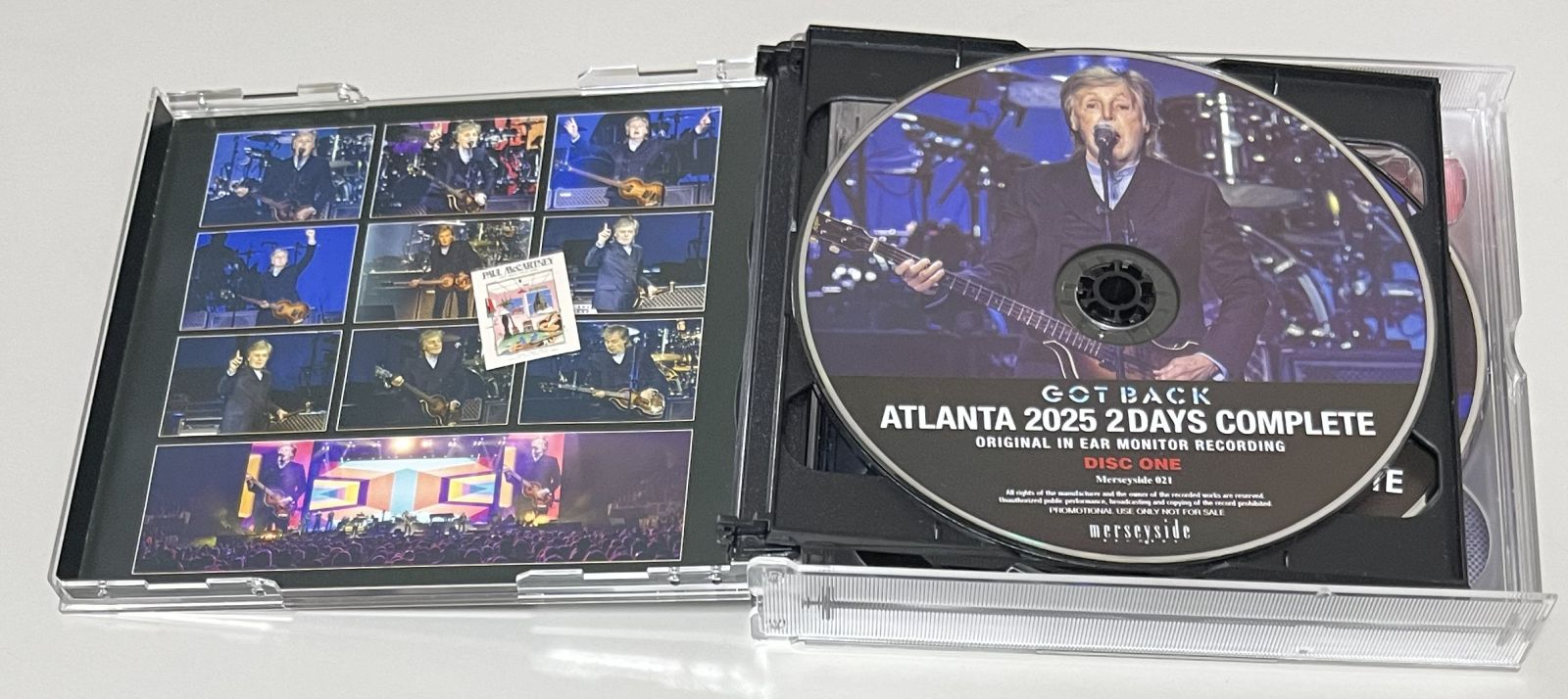 PAUL McCARTNEY / ATLANTA 2025 2 DAYS COMPLETE: ORIGINAL IN EAR