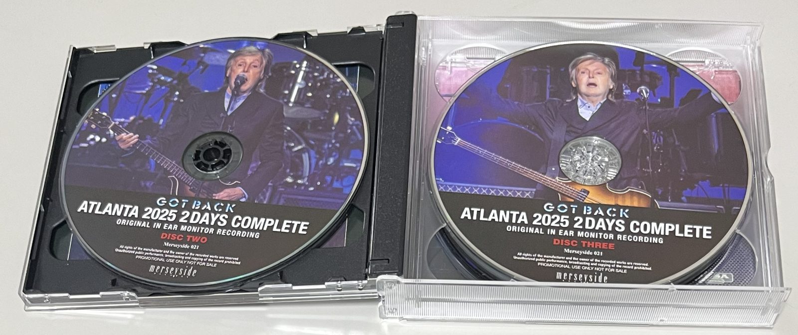 PAUL McCARTNEY / ATLANTA 2025 2 DAYS COMPLETE: ORIGINAL IN EAR