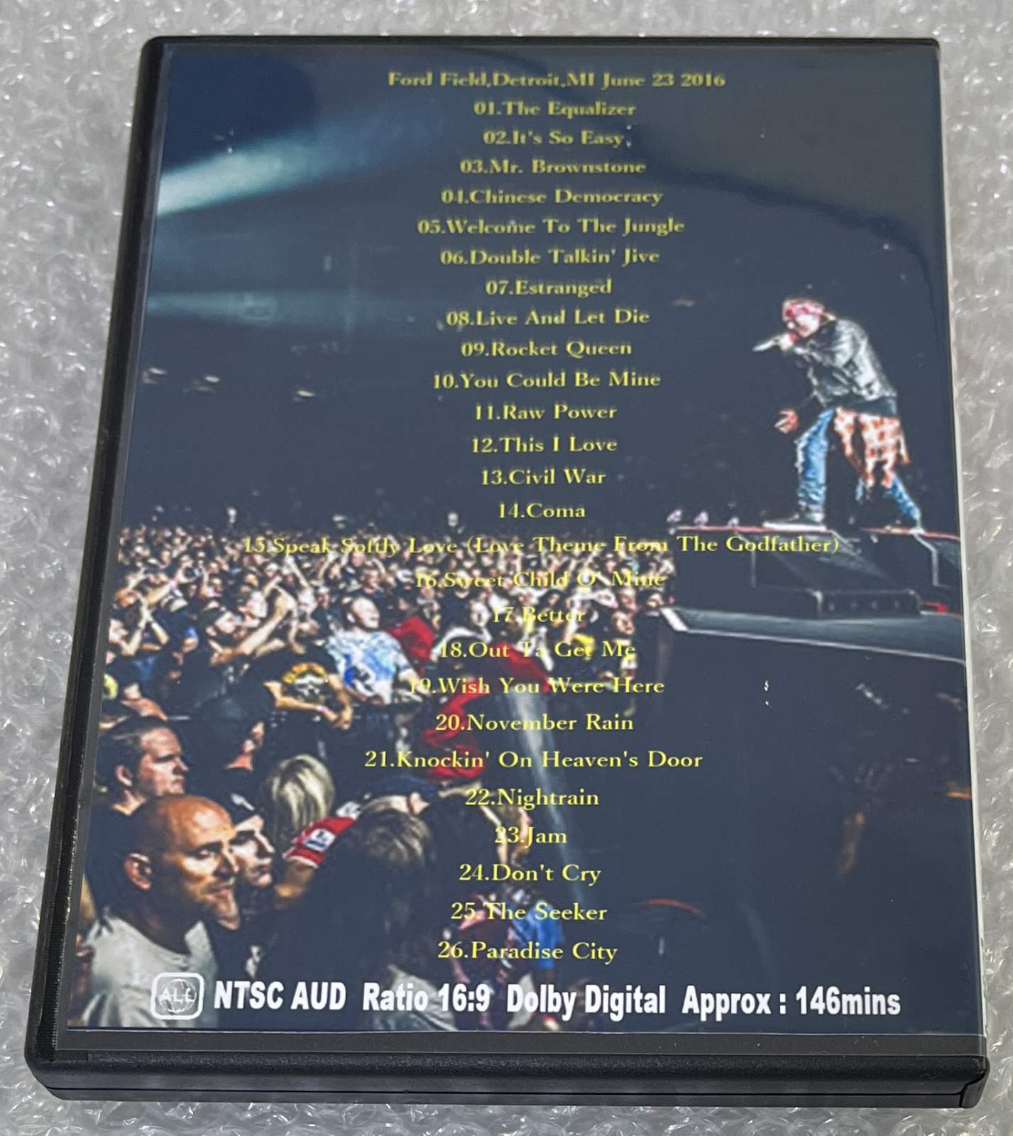 GUNS N' ROSES / NOT IN THIS LIFETIME TOUR IN DETROIT (1DVD-R) NORTHERN DISC