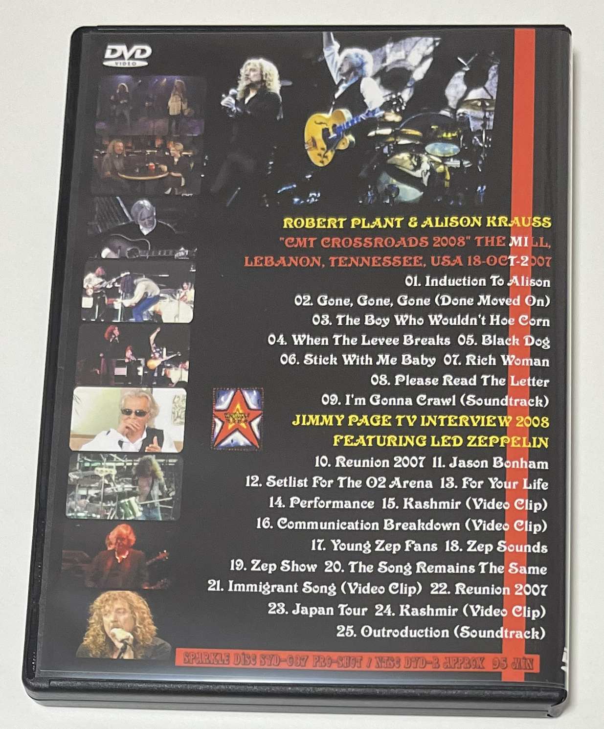 JIMMY PAGE & ROBERT PLANT / MISCELLANEOUS CLIPS 2008 (1DVD-R