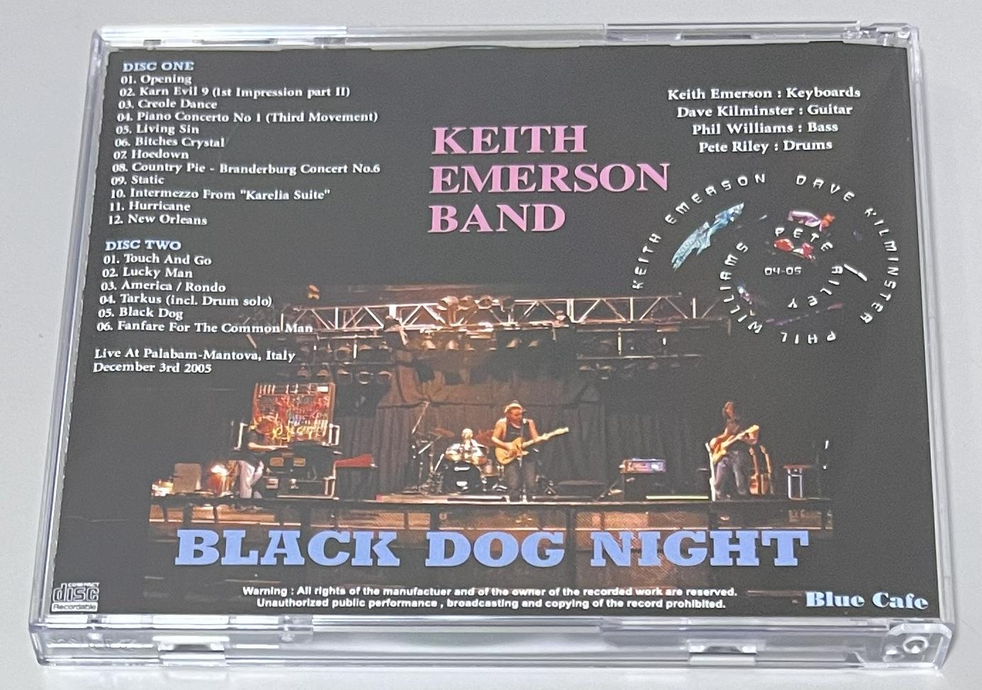 KEITH EMERSON BAND / BLACK DOG NIGHT (2CD-R) BLUE CAFE-151A/B