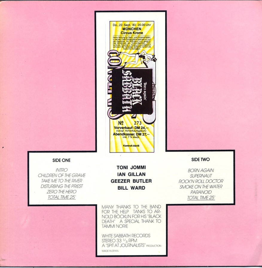 BLACKSABBATH / THANKS GOD IT'S SABBATH (1LP) WHITE SABBATH RECORDS