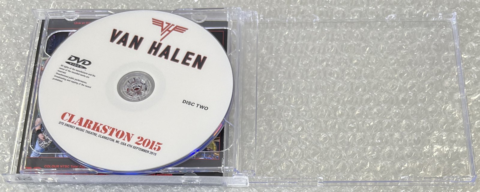 VAN HALEN / CLARKSTON 2015 (2DVD-R) GIFT TITTLE