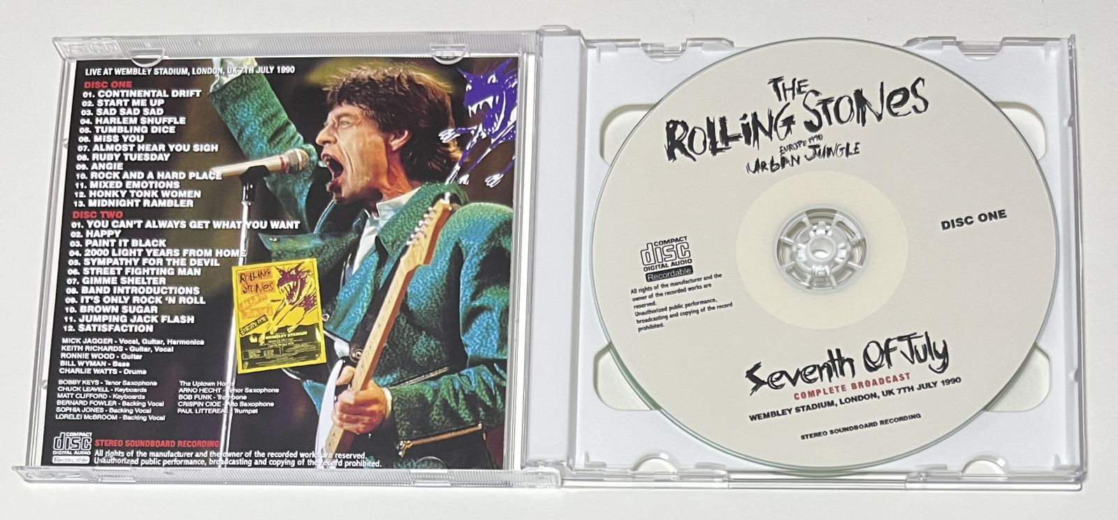 ROLLING STONES / SEVENTH OF JULY: COMPLETE BROADCAST (2CD-R) GIFT