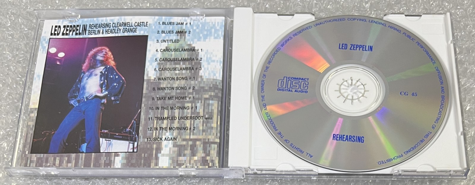 LED ZEPPELIN / REHEARSING (1CD) CG 45