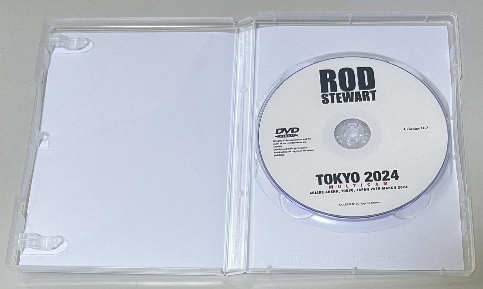 ROD STEWART / TOKYO 2024: MULTICAM (1DVD-R) UXBRIDGE 2173