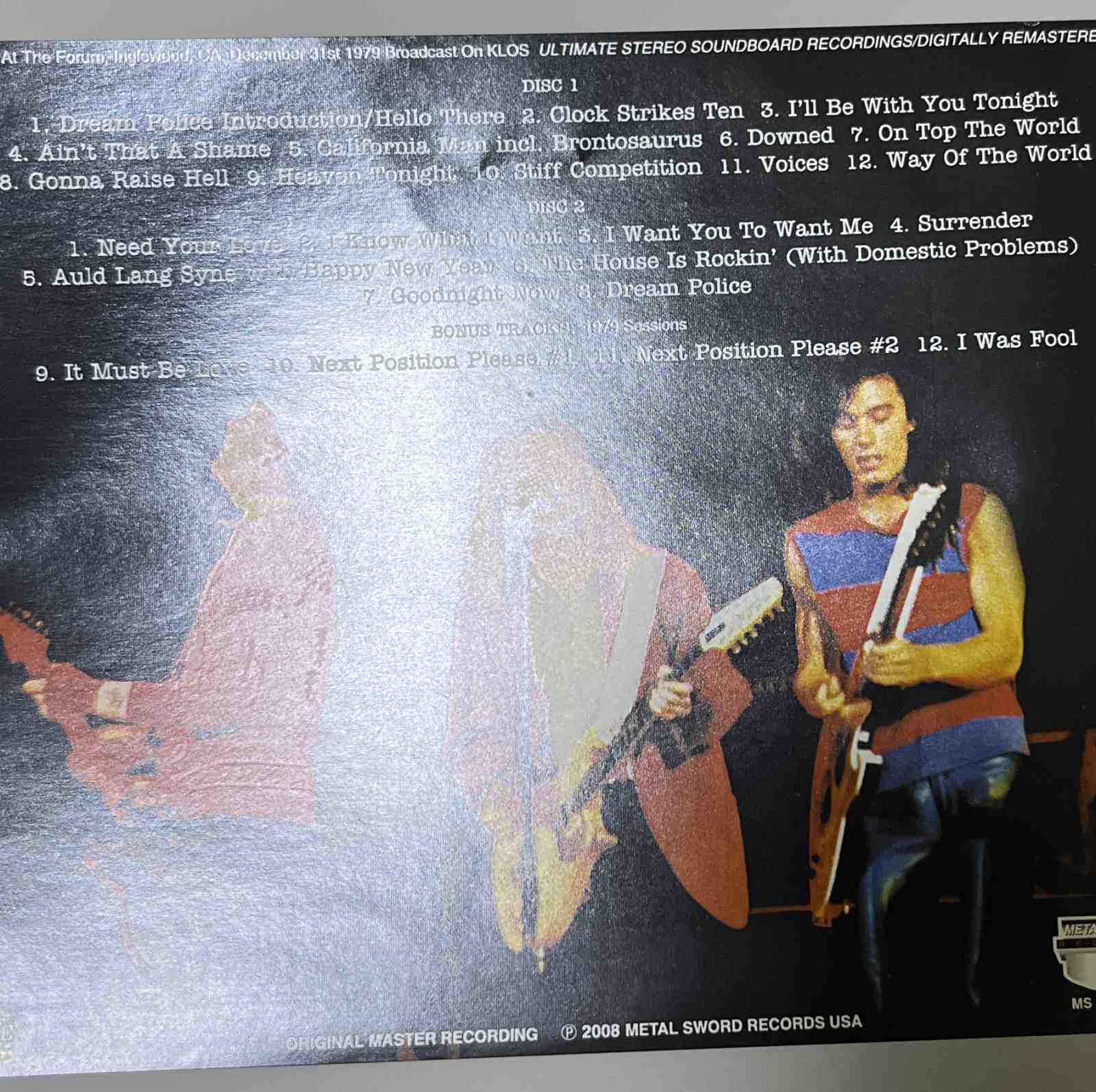 CHEAP TRICK / AT THE FORUM (2CD-R) METAL SWORD RECORDS / MS CD 700/01