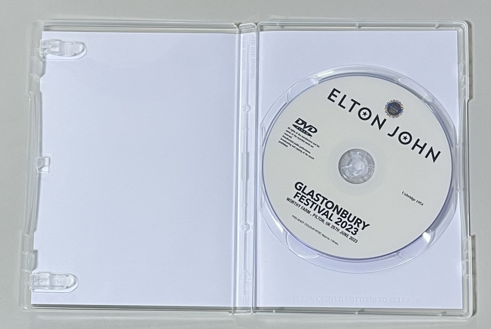 ELTON JOHN / GLASTONBURY FESTIVAL 2023 (1DVD-R) UXBRIDGE 1954