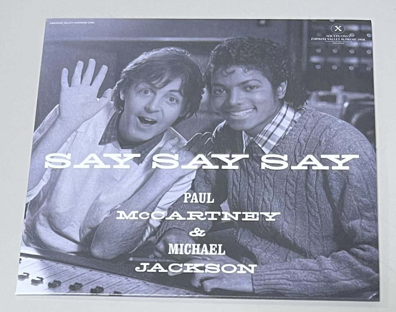 PAUL McCARTNEY & MICHAEL JACKSON / SAY SAY SAY (1CD) EMPRESS VALLEY SUPREME DISC / EVSD-PRO