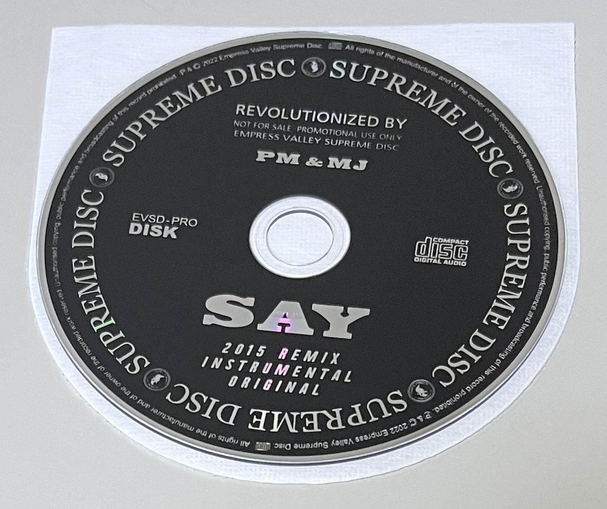 PAUL McCARTNEY & MICHAEL JACKSON / SAY SAY SAY (1CD) EMPRESS VALLEY SUPREME DISC / EVSD-PRO