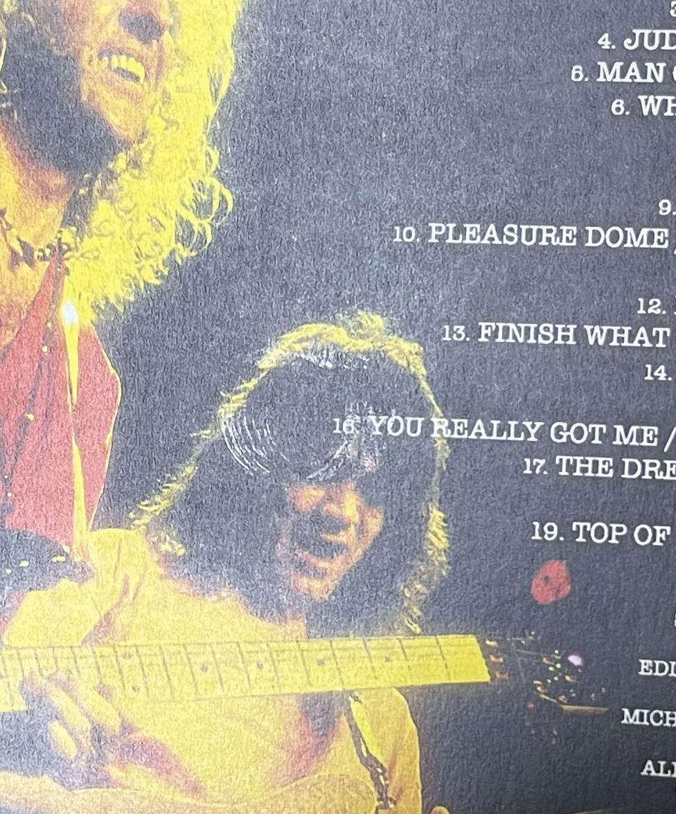 VAN HALEN / LIVE: RIGHT HERE, RIGHT NOW. JAPANESE BROADCAST (1DVD