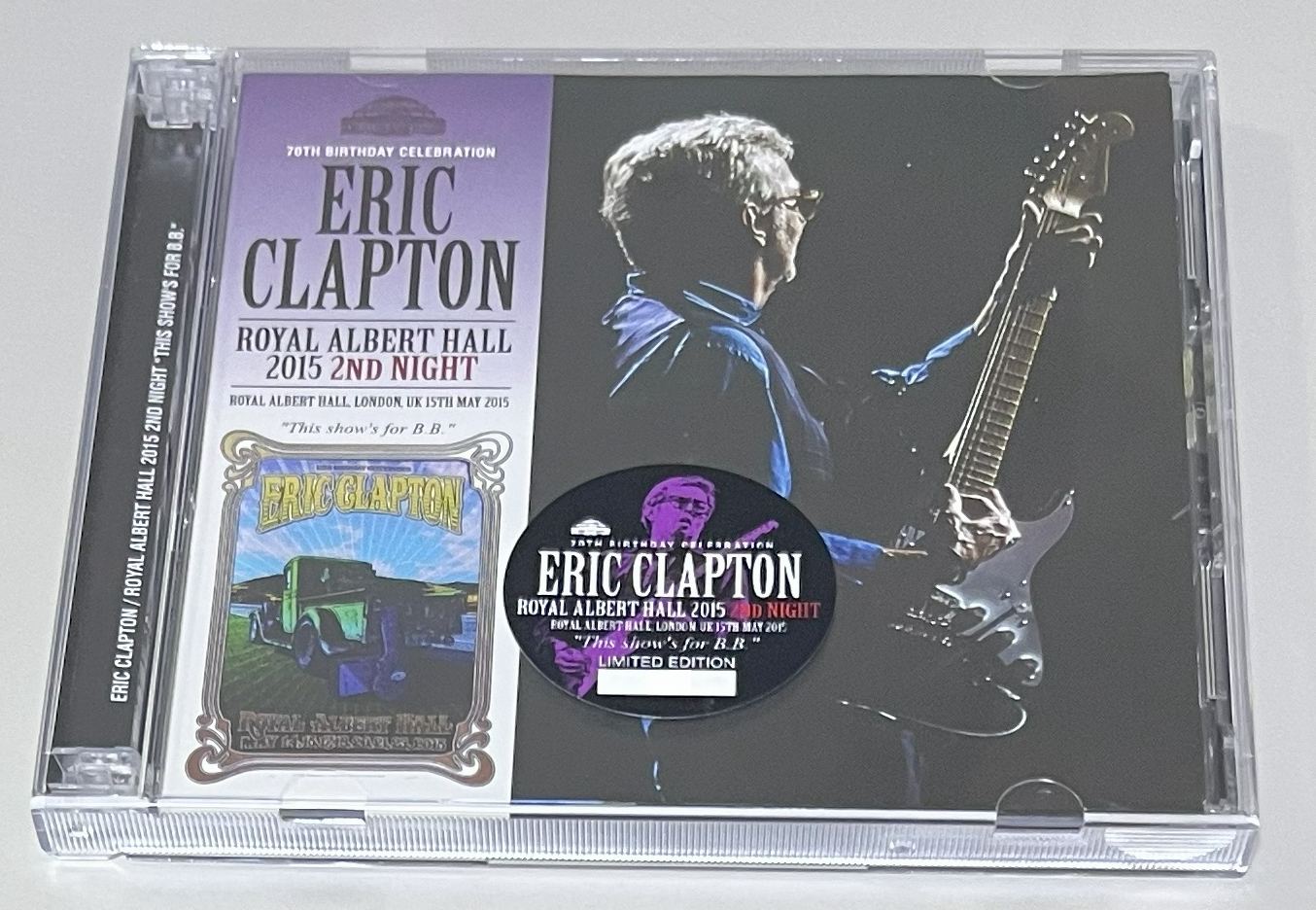 ERIC CLAPTON / ROYAL ALBERT HALL 2015 2ND NIGHT + ROYAL ALBERT HALL 2015 2ND NIGHT: THE VIDEO (2CD+1DVDR) BEANO-113