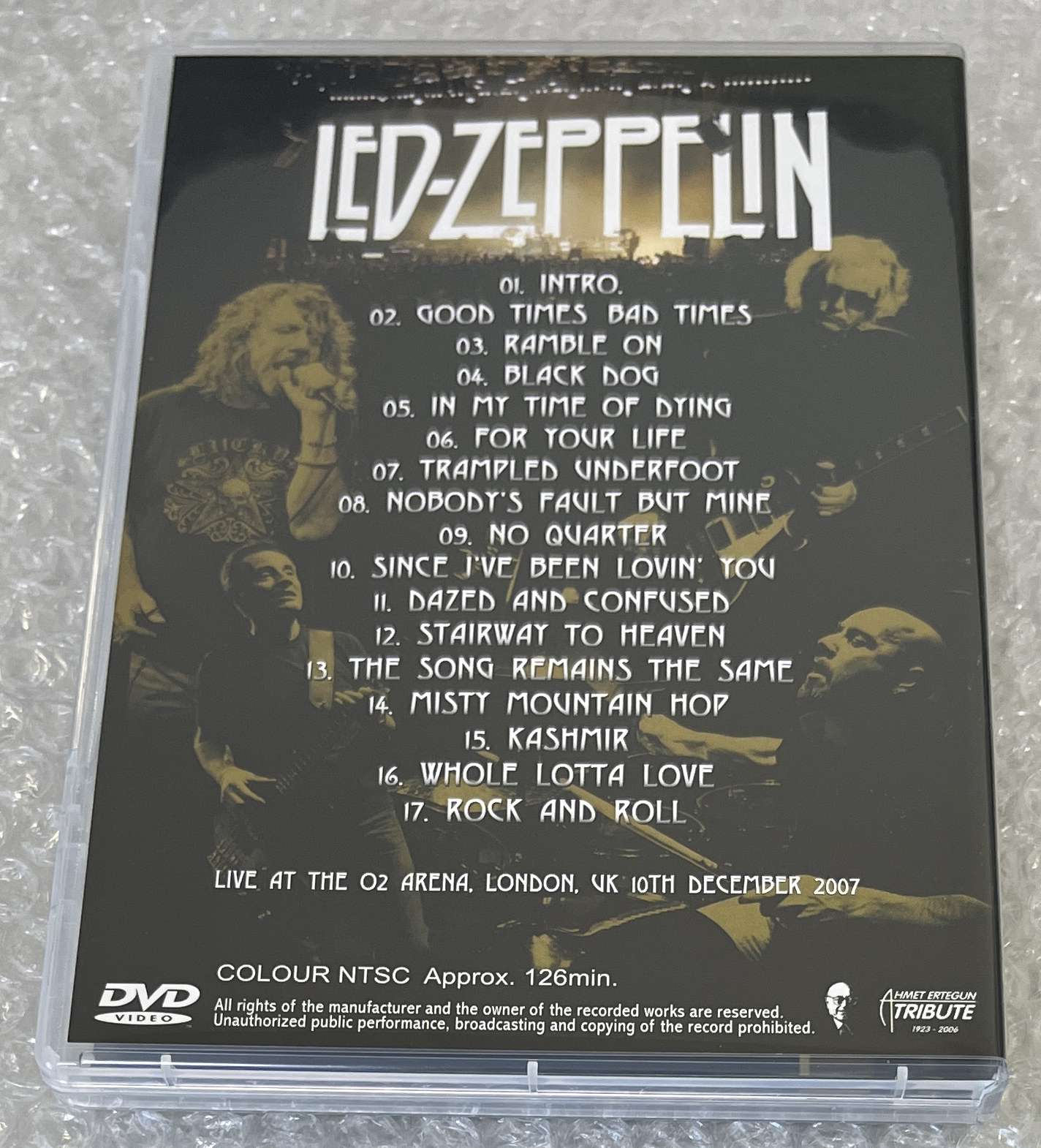 LED ZEPPELIN / O2 (1DVD) NO LABEL