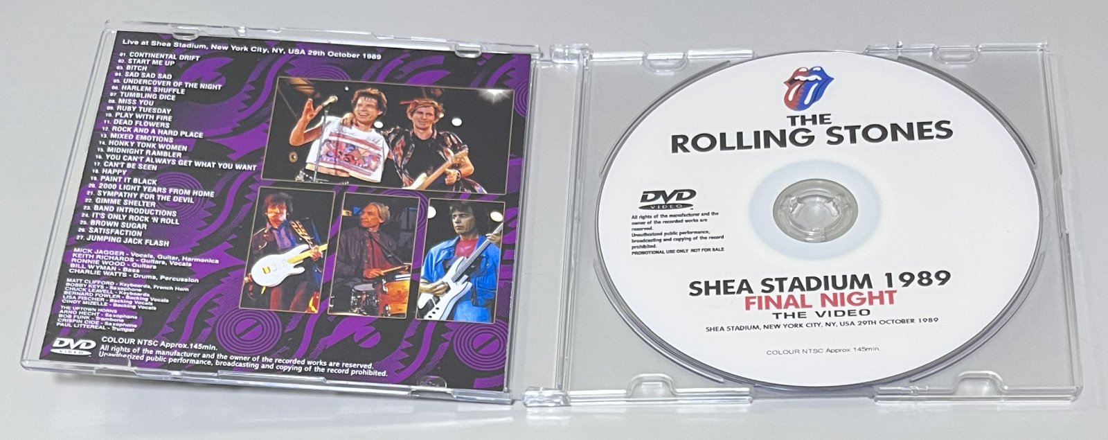 ROLLING STONES / SHEA STADIUM 1989 FINAL NIGHT: THE VIDEO (1DVD-R) GIFT TITTLE