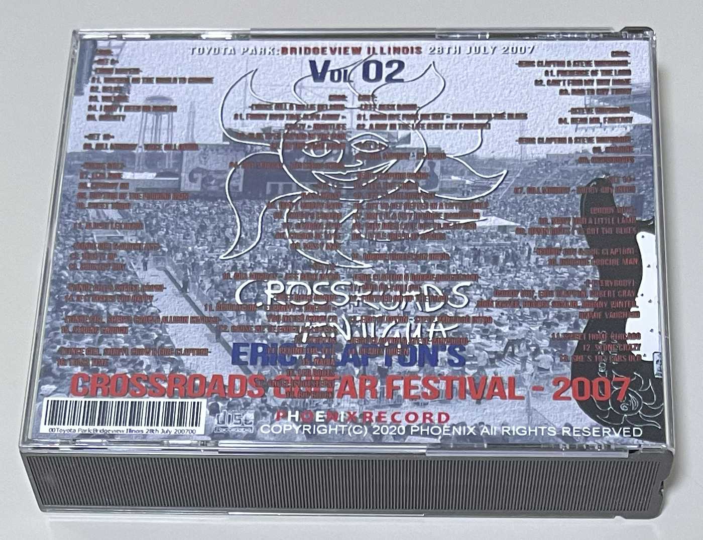 VARIOUS ARTISTS / ERIC CLAPTON'S CROSSROADS FESTIVAL 2007: TOYOTA PARK: BRIDGE VIEW ILLINOIS TWO (4CD-R) PHOENIX RECORD / E-20070728 TWO