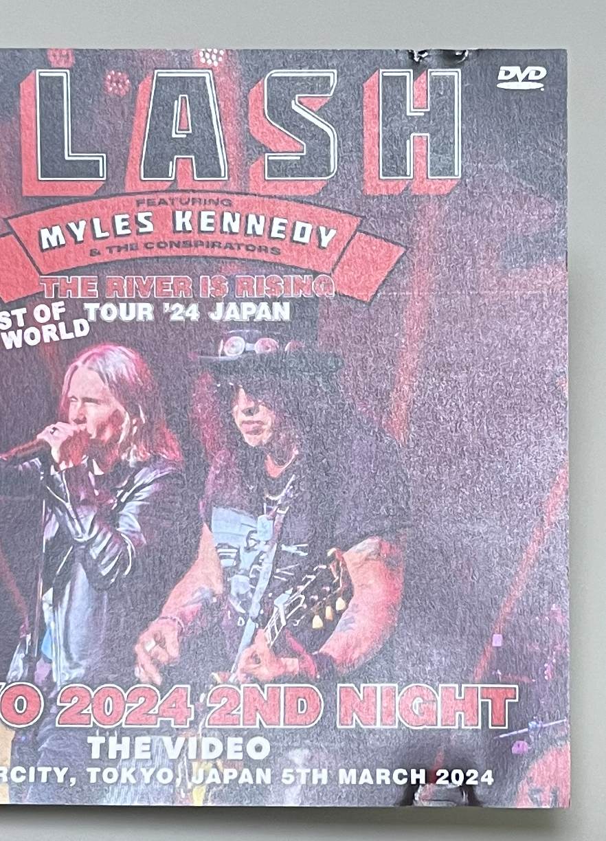 SLASH featuring MYLES KENNEDY & THE CONSPIRATPRS / TOKYO 2024 2ND NIGHT: THE VIDEO (1DVD-R) GIFT TITTLE
