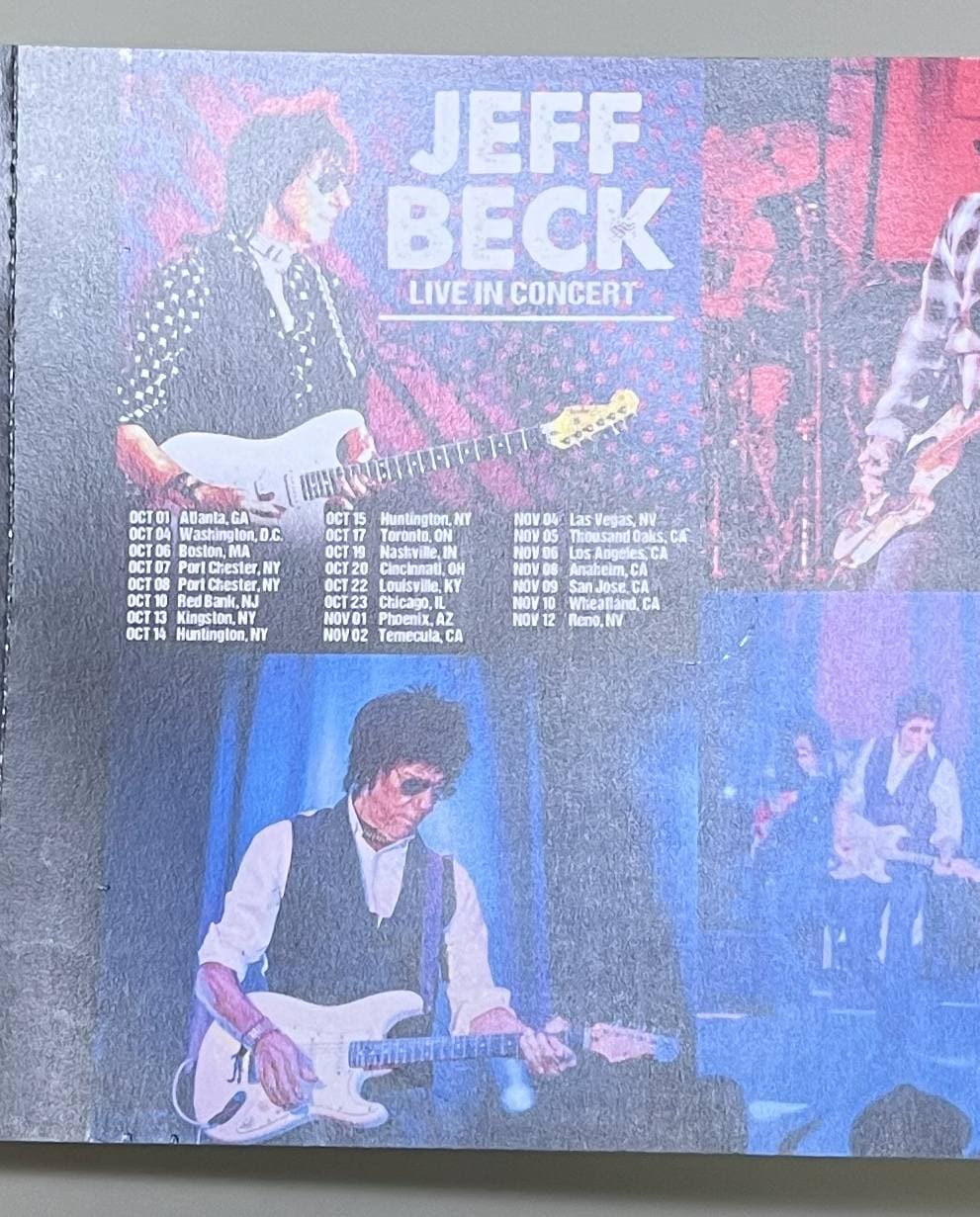JEFF BECK with JOHNNY DEPP / NASHVILLE 2022 (2CD-R) UXBRIDGE 1771