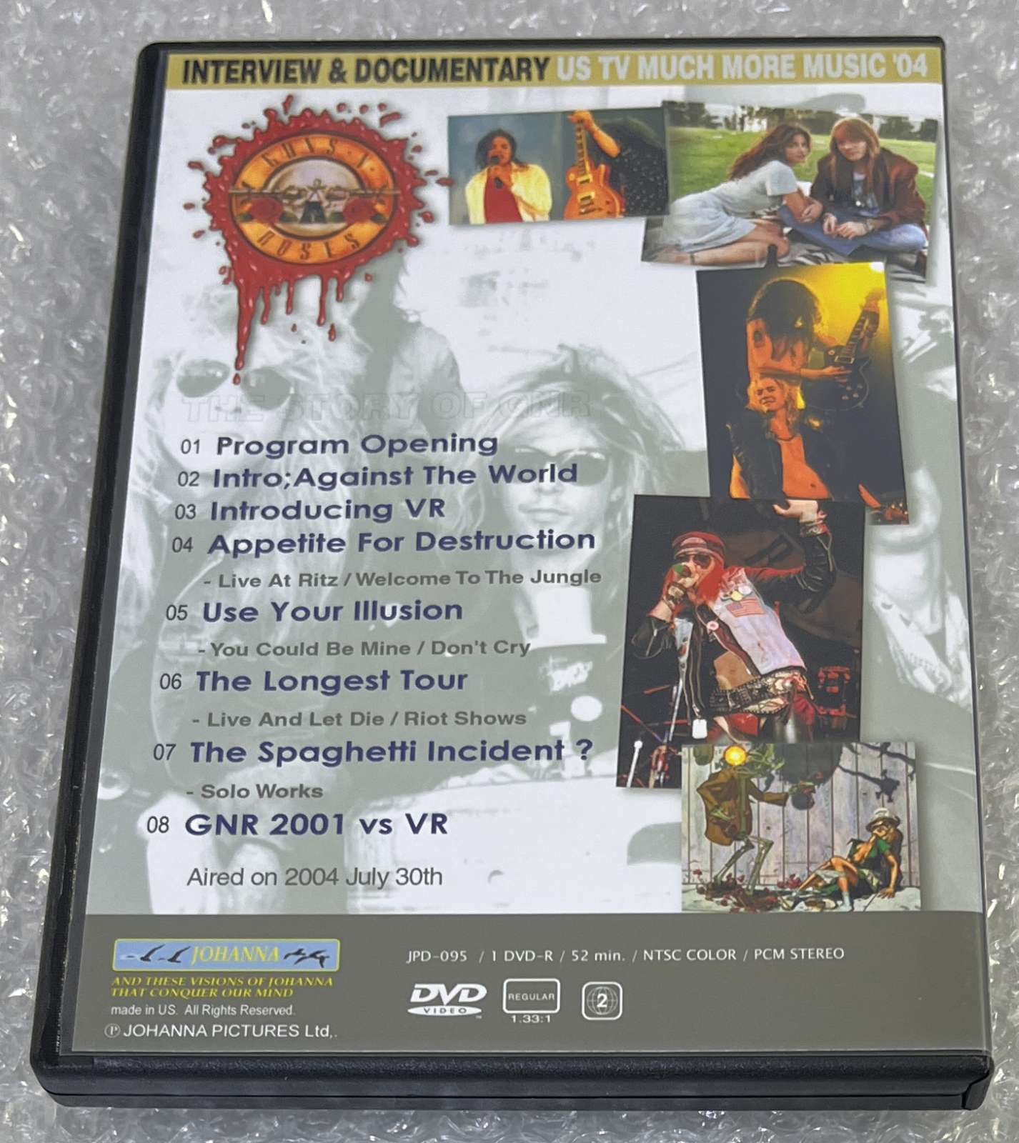 GUNS N' ROSES / THE STORY OF GNR 2004 (1DVD-R) JOHANNA / JPD-095