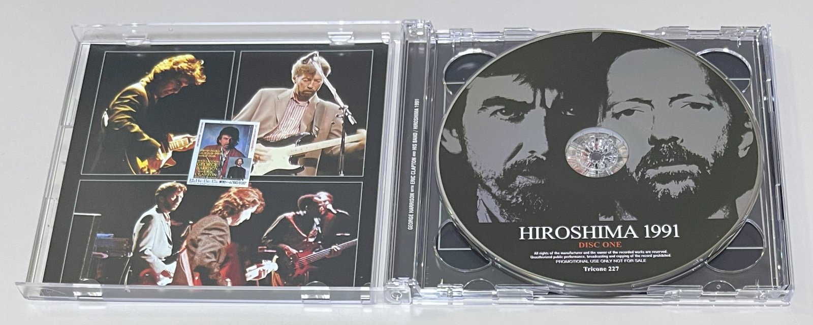 GEORGE HARRISON with ERIC CLAPTON and HIS BAND / HIROSHIMA 1991 (2CD) TRICONE 227/228