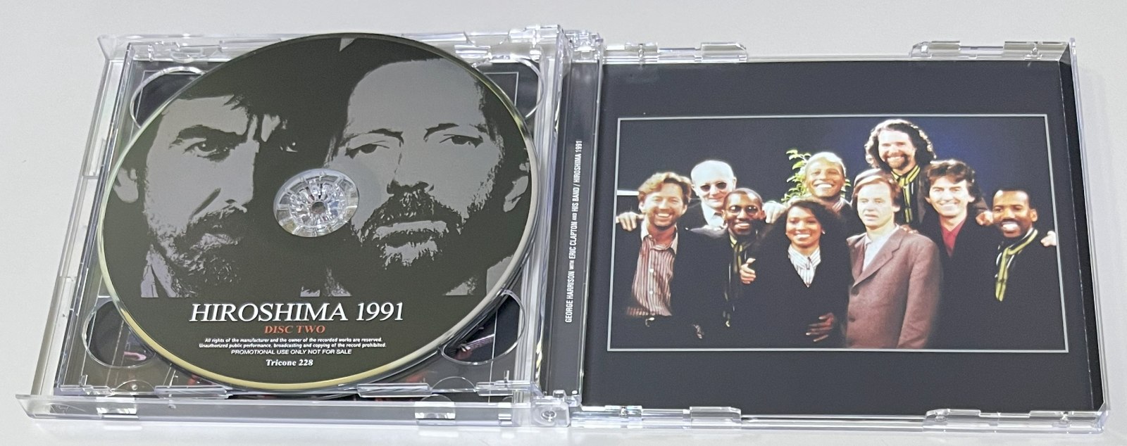 GEORGE HARRISON with ERIC CLAPTON and HIS BAND / HIROSHIMA 1991 (2CD) TRICONE 227/228