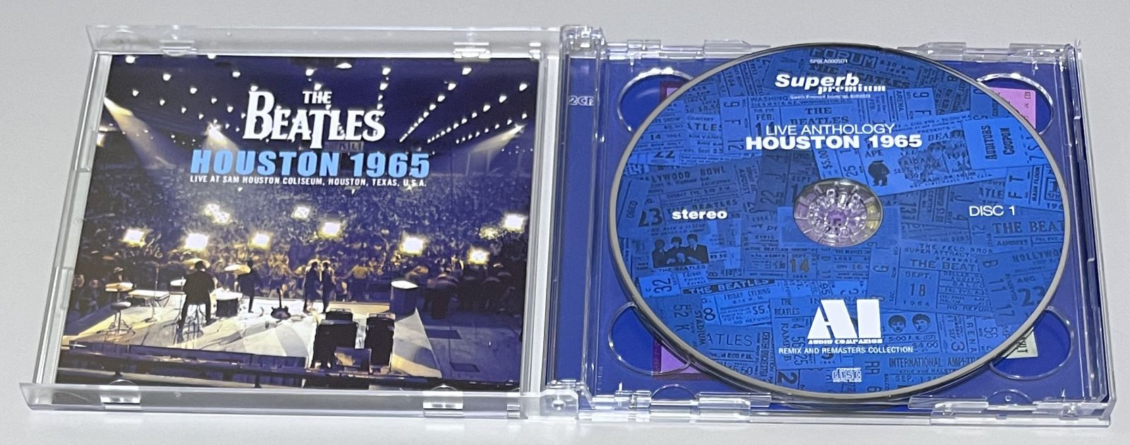 BEATLES / HOUSTON 1965 LIVE ANTHOLOGY (2CD) SUPERB PREMIUM / SPBLA0005D1/2