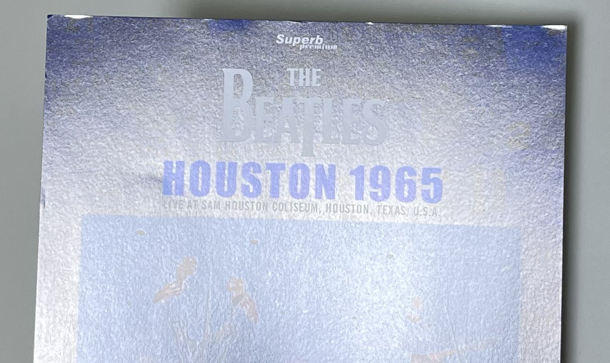 BEATLES / HOUSTON 1965 LIVE ANTHOLOGY (2CD) SUPERB PREMIUM / SPBLA0005D1/2