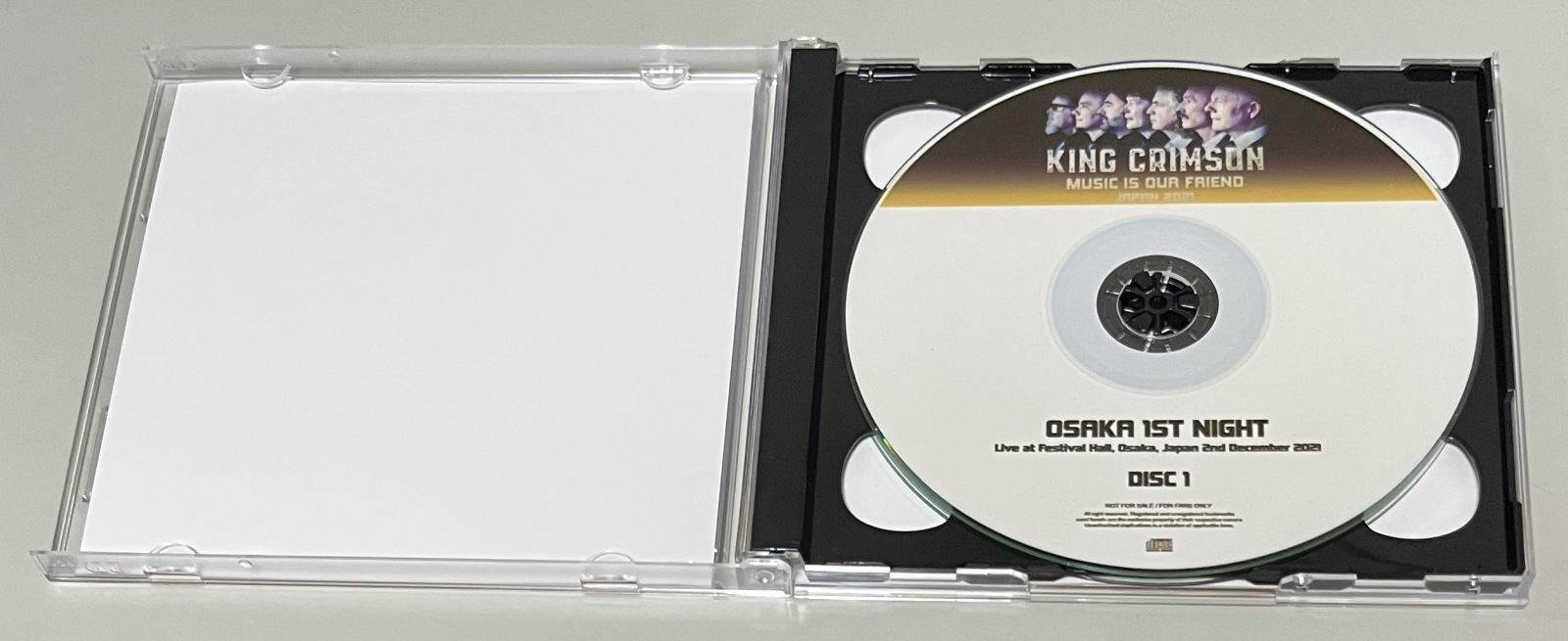 KING CRIMSON / MUSIC IS OUR FRIEND JAPAN 2021: OSAKA 1ST NIGHT