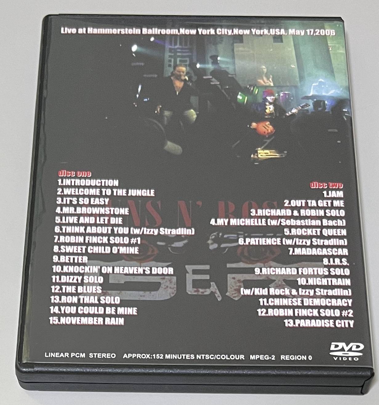 GUNS N' ROSES / NEW YORK 2006: LAST NIGHT (2DVD-R) NO LABEL