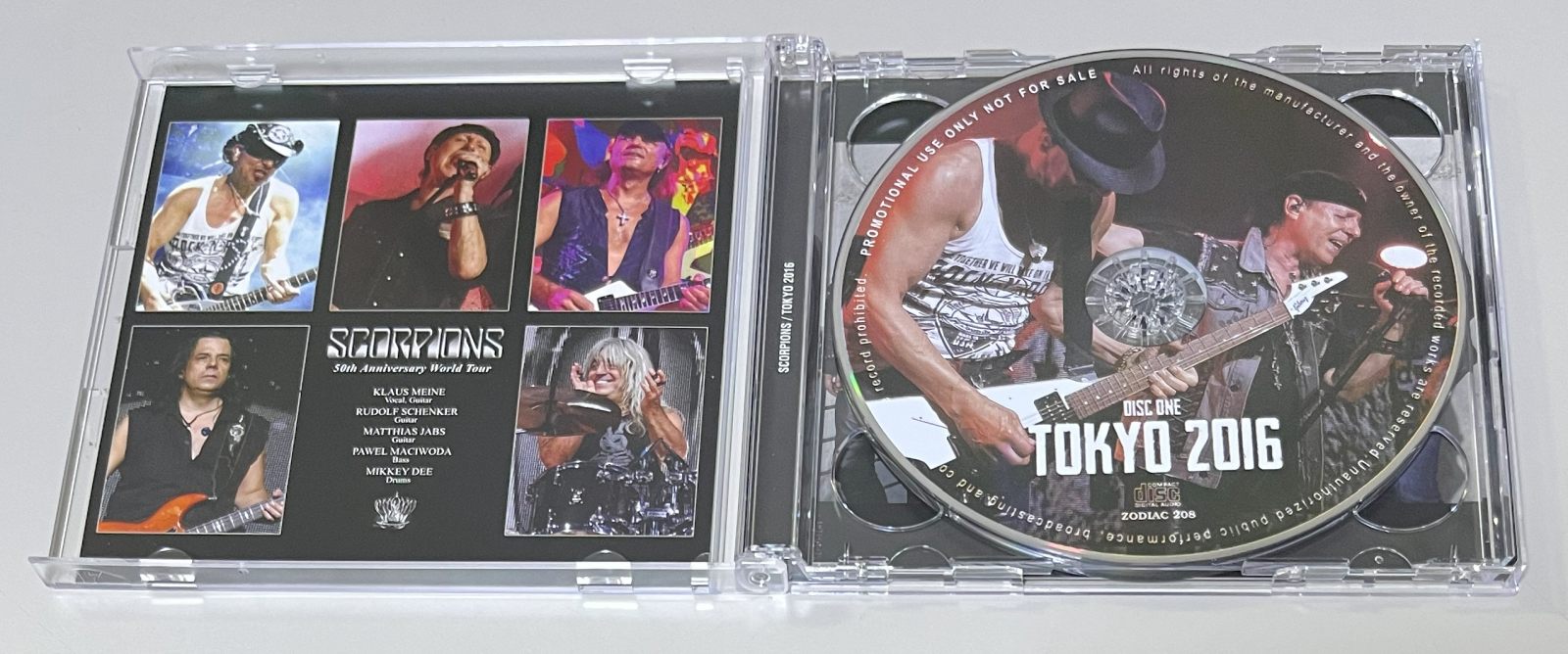 SCORPIONS / TOKYO 2016 (2CD) ZODIAC 208